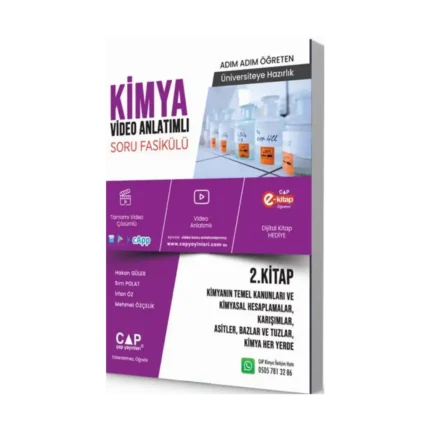 Çap Yayınları Kimya 2. Kitap Konu Anlatımlı Soru Bankası