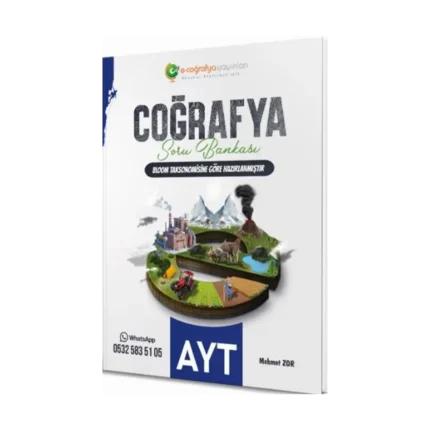 E-coğrafya Yayınları AYT Coğrafya Soru Bankası