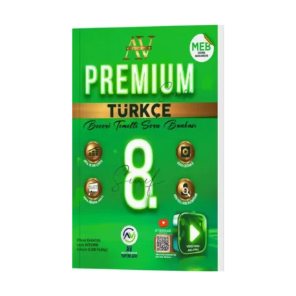 Av Yayınları 8. Sınıf Türkçe Premium Beceri Temelli Soru Bankası