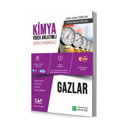 Çap Yayınları Üniversiteye Hazırlık Kimya Gazlar Konu Anlatımlı Soru Bankası