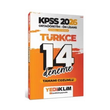 Kpss Ortaöğretim Ön Lisans Türkçe Deneme 2026