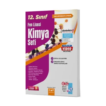 Çap Yayınları 12. Sınıf Fen Lisesi Kimya Seti