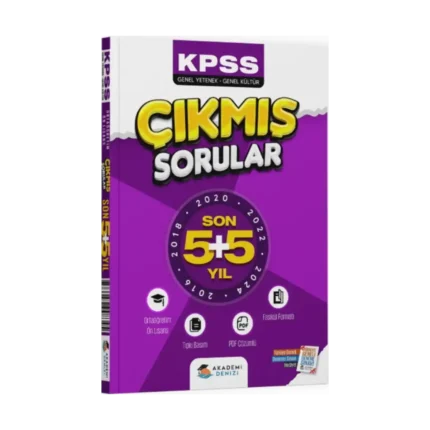 Akademi Denizi KPSS Genel Kültür Genel Yetenek Lise Önlisans Son 5 + 5 Yıl Çıkmış Sorular Fasikülü