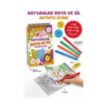 Hayvanlar – Boya ve Sil Aktivite Kitabı