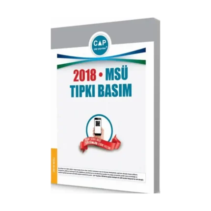Çap Yayınları Üniversiteye Hazırlık MSÜ 2018 Tıpkı Basım