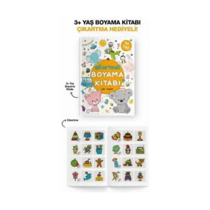 Çıkartmalı Boyama Kitabı / 3 Yaş +