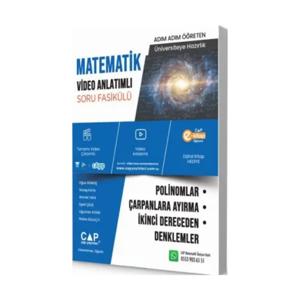 Çap Yayınları Polinomlar Çarpanlara Ayırma İkinci Dereceden Denklemler