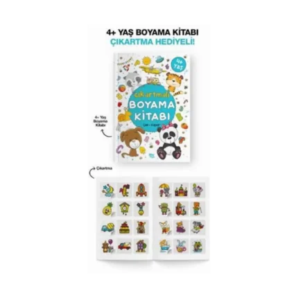 Çıkartmalı Boyama Kitabı / 4 Yaş +