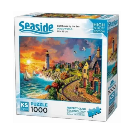 Lighthouse By The Sea Puzzle 1000 Parça