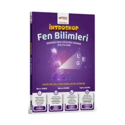 İntro Yayınları 8. Sınıf LGS Fen Bilimleri İntroskop Soru Bankası
