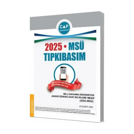Çap Yayınları Üniversiteye Hazırlık MSÜ 2025 Tıpkı Basım