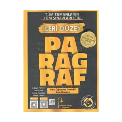 Edebiyat Sokağı Paragraf İleri Düzey Soru Bankası