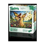 Lady Butterfly Puzzle 500 Parça