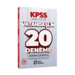 Kpss Vatandaşlık 20 Deneme 2026