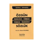 İngilizce - Türkçe Türkçe - İngilizce Sözlük