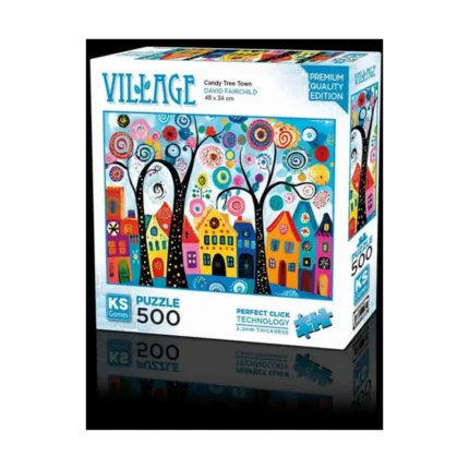 Candy Tree Town Puzzle 500 Parça