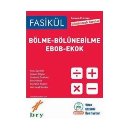 Bölme Bölünebilme Ebob Ekok-Birey Eğitim Yayınları
