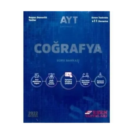 AYT Coğrafya Soru Bankası - Esen Yayınları