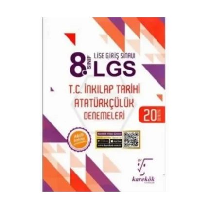 8.Sınıf İnkılap Tarihi ve Atatürkçülük Deneme Sınavı LGS - Karekök Yayınları