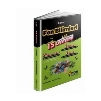 8.Sınıf Fen Bilimleri 15 Deneme - Aydın Yayınları