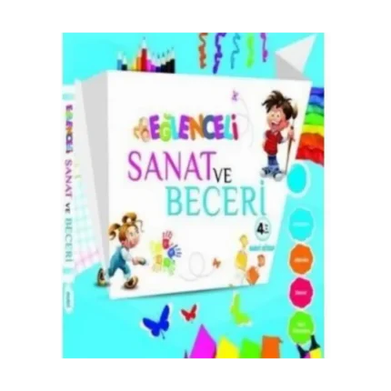 Eğlenceli Sanat ve Beceri (Mavi Kitap) - Parıltı Yayınları
