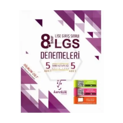 8.Sınıf Deneme Sınavı 5li LGS - Karekök Yayınları