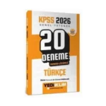 2026 KPSS Genel Yetenek Türkçe Deneme-Yediiklim Yayınları
