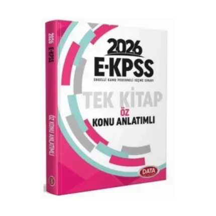 2026 E-KPSS Tek Kitap Öz Anlatımlı-Data Yayınları