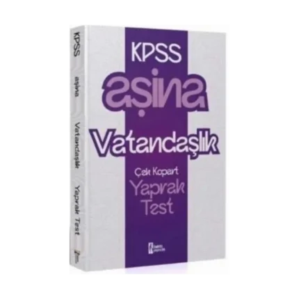 2025 KPSS Vatandaşlık Yaprak Test Aşina -İsem Yayınları
