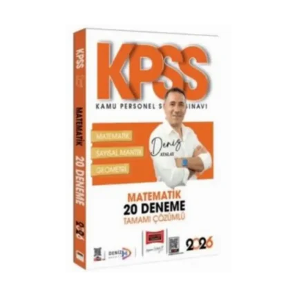 2026 KPSS Matematik 20 Deneme-Deniz Atalay-Yargı Yayınları