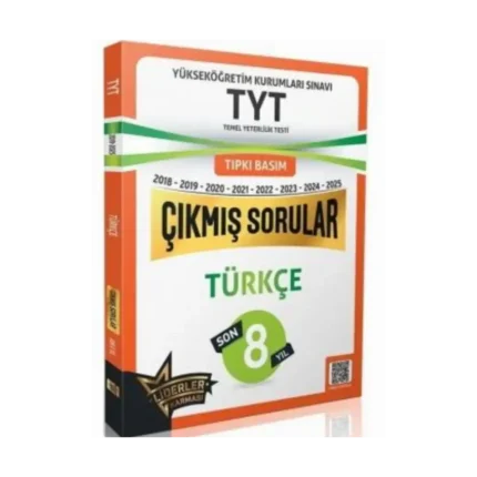TYT Son 8 Yıl Türkçe Çıkmış Sorular-Lider Karması Yayınları