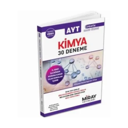 AYT Kimya Deneme Sınavı 30lu 1.Dönem - Miray Yayınları