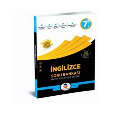 7.Sınıf İngilizce Soru Bankası Zeka Küpü Yayınları