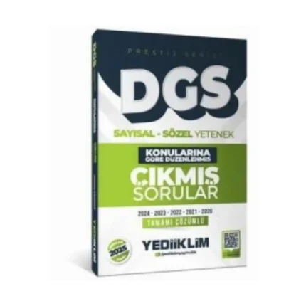 2026 DGS Sayısal- Sözel Konularına Göre Çıkmış Soru Prestij - Yediiklim Yayınları