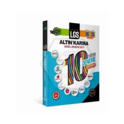 8.Sınıf Deneme Sınavı LGS 10 lu - Altın Karma Yayınları