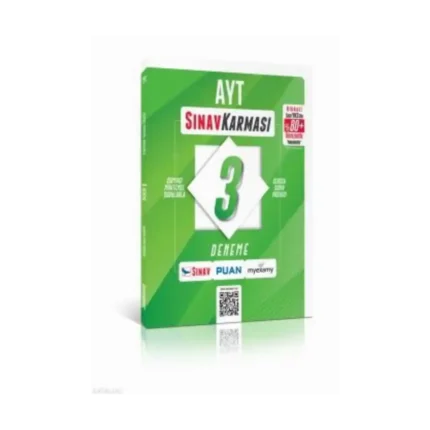 AYT 3 Deneme Çözümlü-Sınav Karması-Sınav Yayınları