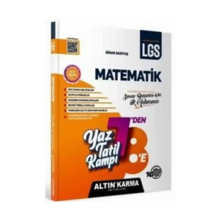 Matematik Yaz Tatil Kampı LGS 7-8. Sınıf Hazırlık-Altın Karma Yayınları
