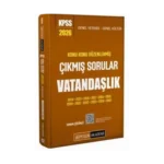 2026 KPSS Vatandaşlık Konu konu Düzenlenmiş Çıkmış Sorular-Pegem Akademi