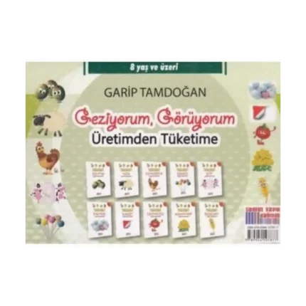 GEZİYORUM,GÖRÜYORUM ÜRETİMDEN TÜKETİME - GARİP TAMDOĞAN - SOMUT YAYINLARI