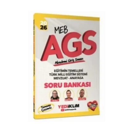 2026 MEB-AGS Eğit.Tem.Türk Milli Eğit.Mevzuatı-Yediiklim Yayınları