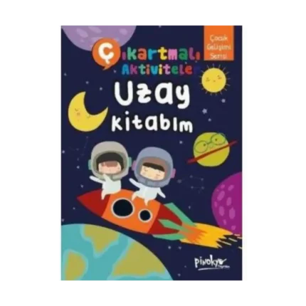 Çıkartmalı Uzay Kitabım+Stıckeer(16 Sayfa)-Pinokyo Yayınları