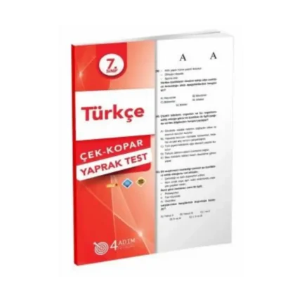 7.Sınıf Türkçe Yaprak Test - Dört Adım Yayınları