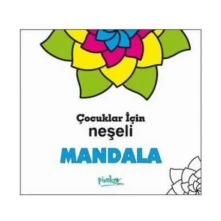 Çocuklar İçin Neşeli Mandala(48 Sayfa)-Pinokyo Yayınları