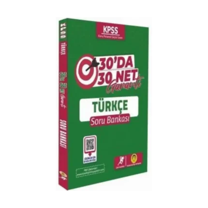 KPSS Türkçe 30 Da 30 Net Soru Bankası - Tasarı Yayınları