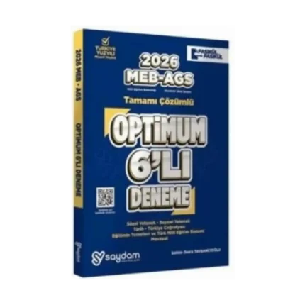 2025 MEB-AGS Deneme 6 Lı Çözümlü-Saydam Yayınları