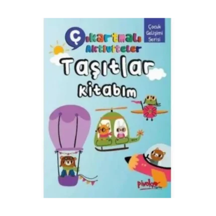 Çıkartmalı Taşıtlar Kitabım+Stıckeer(16 Sayfa)-Pinokyo Yayınları