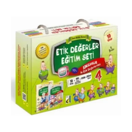 4.Sınıf Etik Değerler Eğitim Seti (10 KİTAP) - Tuba Bozcan - Damla Yayınevi
