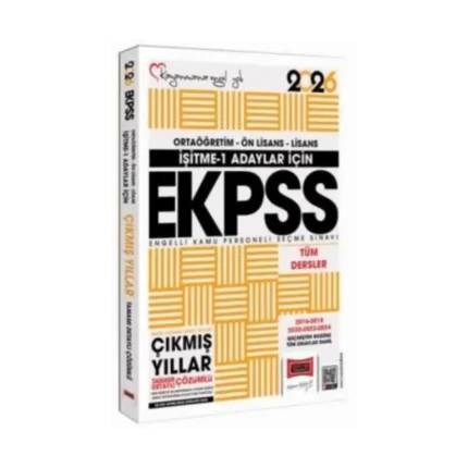 2026 E-KPSS İşitme 1 Adaylar İçin Tüm Dersler Soru Bankası-Yargı Yayınları