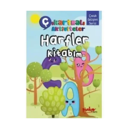 Çıkartmalı Harfler Kitabım+Stıckeer(16 Sayfa)-Pinokyo Yayınları