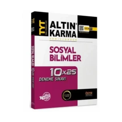 TYT Sosyal Bilimler 10 x 25 Deneme-Altınkarma Yayınları